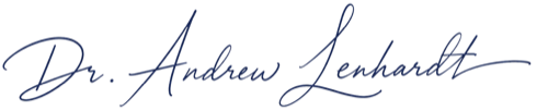 Dr. Andrew Lenhardt signature